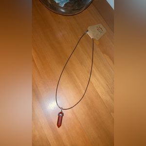 Red Jasper Corded Necklace